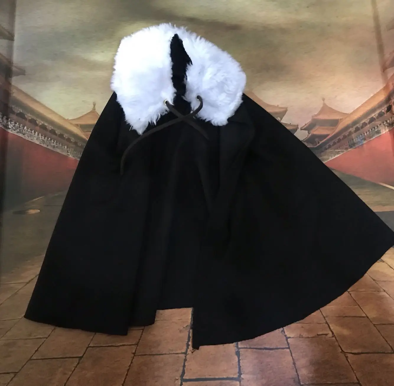 Накидка в масштабе 1/6 для древних солдат плюшевое пальто экшн фигурки 12 дюймов