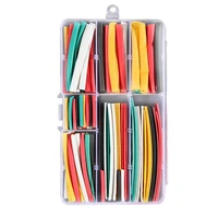 140pcs polyolefin insulation heat shrink tubing tube sleeve wrap wire assortment shrinkable tube wrap wire cable sleeves set