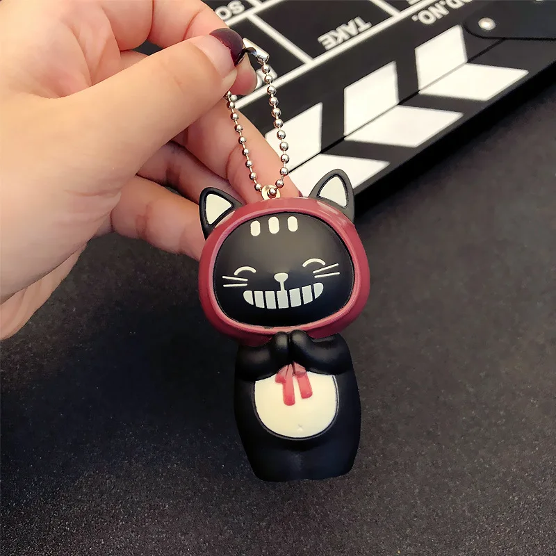 Корейская версия мультфильма влюбленные кошки милая маленькая черная кошка