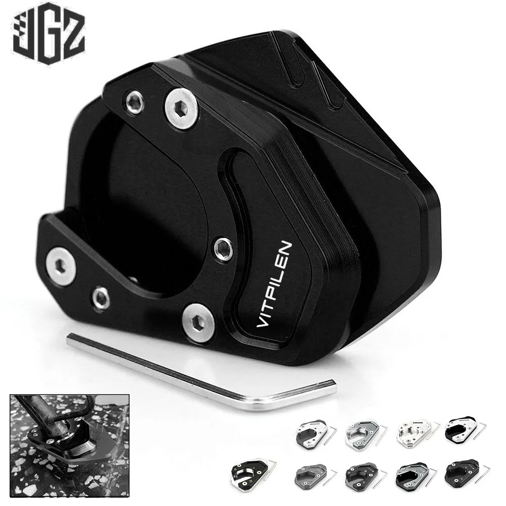 Алюминиевая пластина Увеличителя для мотоцикла CNC боковая подставка