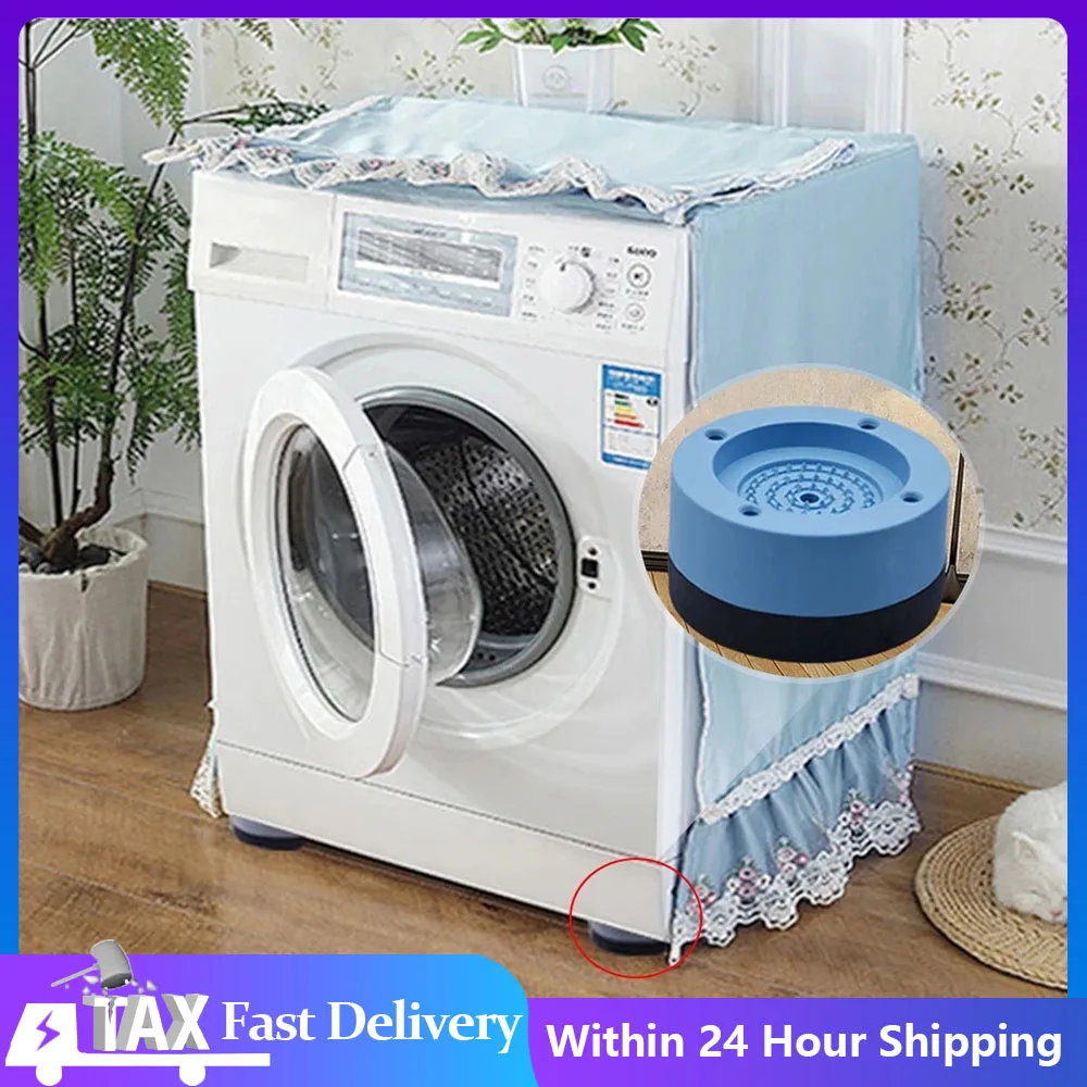 Anti-slip And Noise-reducing Washing Machine Feet Non-slip Mats Refrigerator Anti-vibration pad 4pcs Kitchen Bathroom Mat New | Мебель