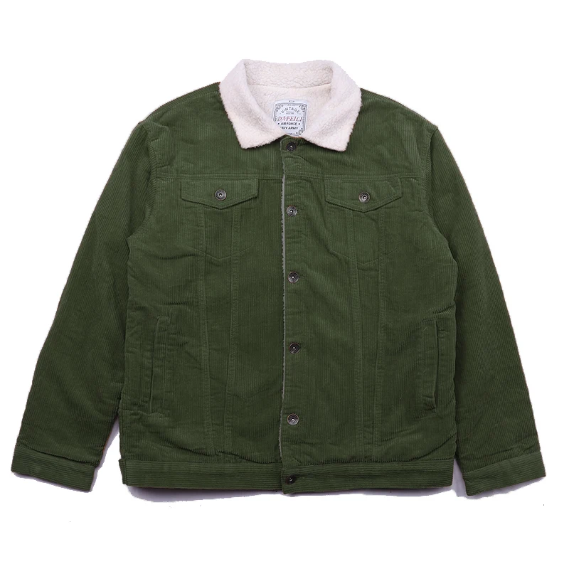 2021 модная винтажная зимняя мужская зеленая куртка с подкладкой из