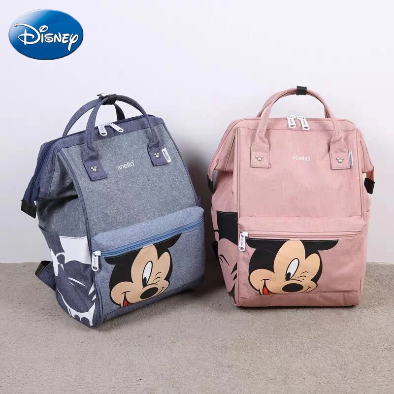 Disney Mickey Mouse Pattern Backpack Multi-function Large Capacity Diaper Bags Waterproof Men Women Shoulder Bag Travel | Мать и ребенок