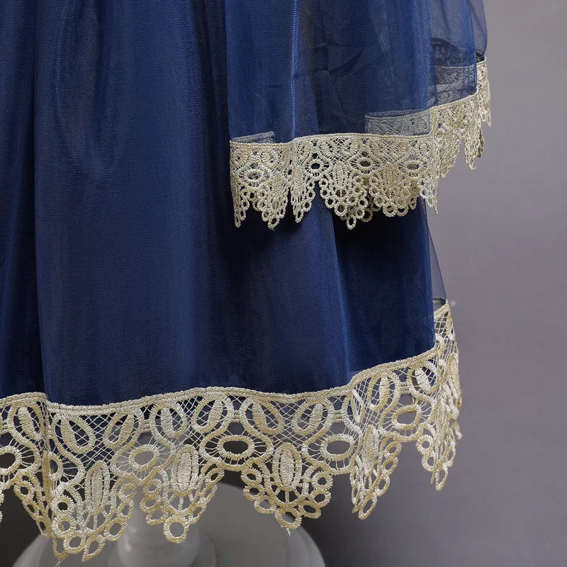 Кружевное пышное платье принцессы праздничное вечернее для танцев свадьбы дня