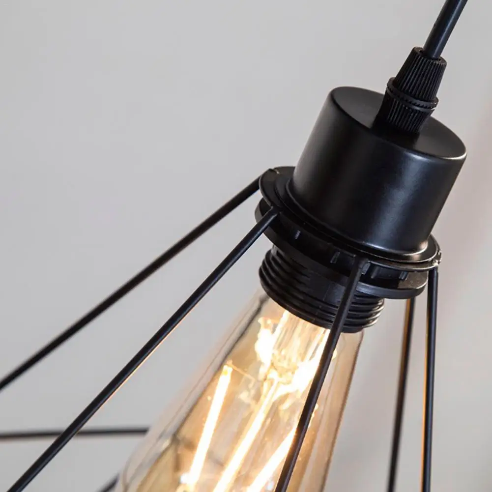 Абажур подвесной светильник промышленный Проволочная клетка в стиле ретро