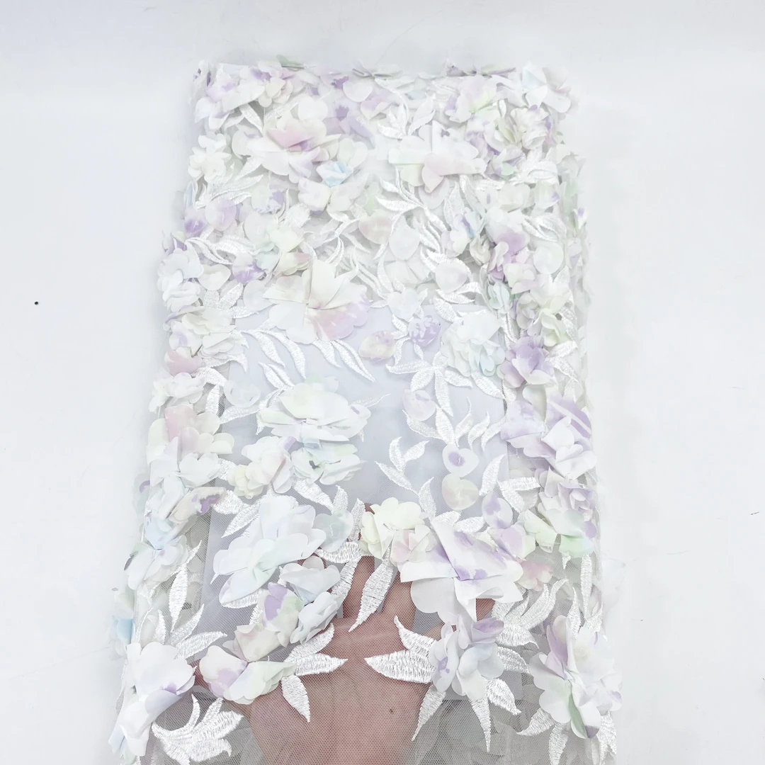 Высококачественная африканская 3D Тюль Кружевная Сетка гипюр 104 Бесплатная