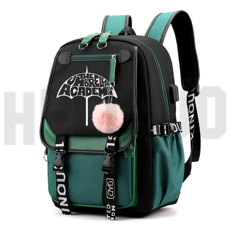 

Mochila The Umbrella Academy Backpack Softback Book Bags Bolsa Feminina Travel Bags Women Anime Kawaii Schoolbag Zipper Laptop