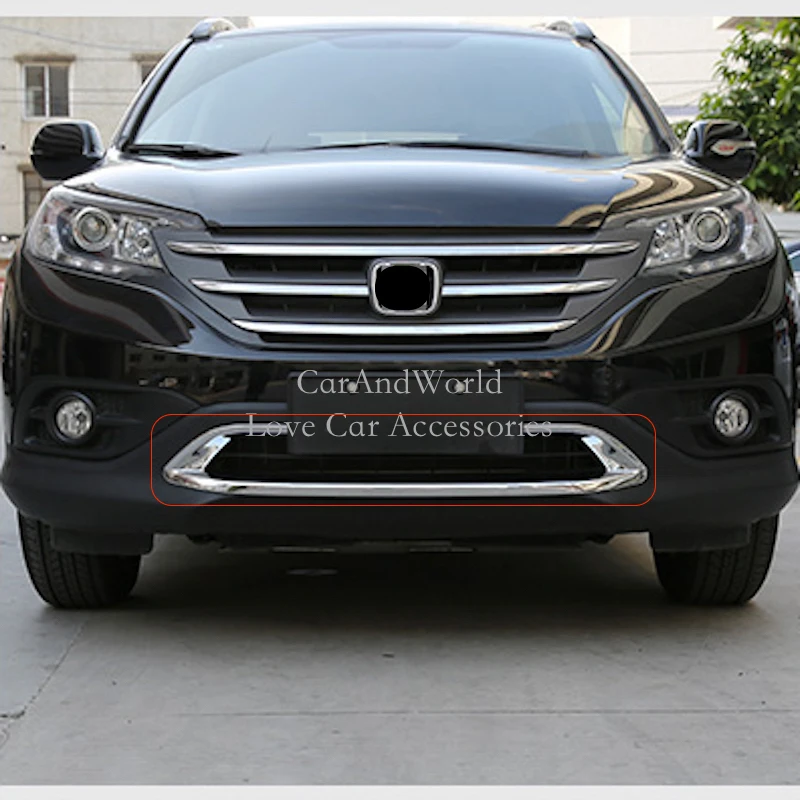 Для Honda CR V CRV 2012 2013 2014 ABS хромированные передние решетки крышка рамы отделка