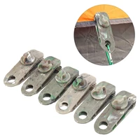 6pcs tarp clips clams camouflage outdoor camping tent fixing clip canopy windproof nylon clamp tighten tool fixing tool