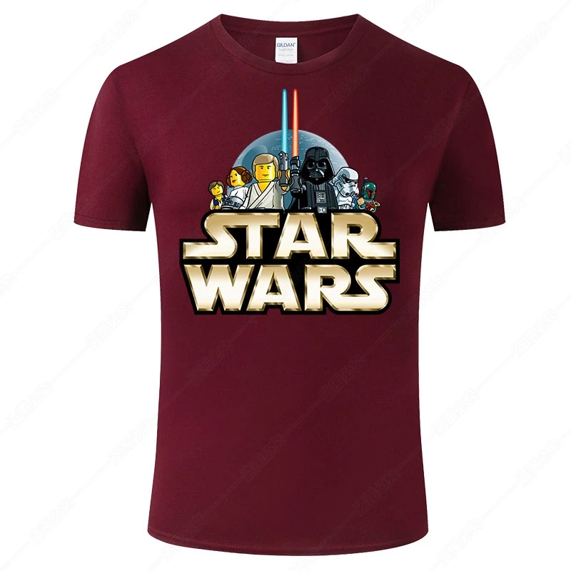 Star Wars T shirt Men Women Summer Fashion Casual Short Sleeved T-shirt For Cheap tshirt Vestidos Promotion Cool Tee J47 | Мужская