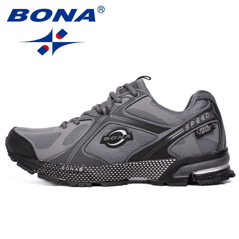 BONA/Новинка года; дизайнерские Популярные кроссовки; Мужская обувь из сетчатого материала; легкая дышащая мужская повседневная теннисная обувь; Мужская Уличная обувь; zapatos hombre
