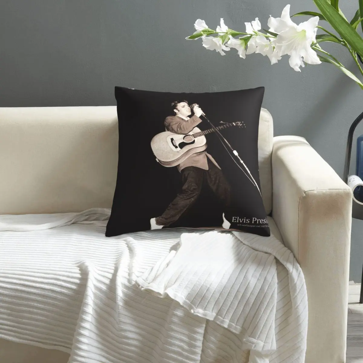 

Elvis Presley pillowcase printed cushion cover sofa waist pillow pillow cover