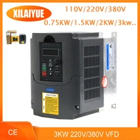 3kw 220v 380v ac variable frequency drive vfd inverter for 3 0kw spindle 3000w vfd for cnc driver