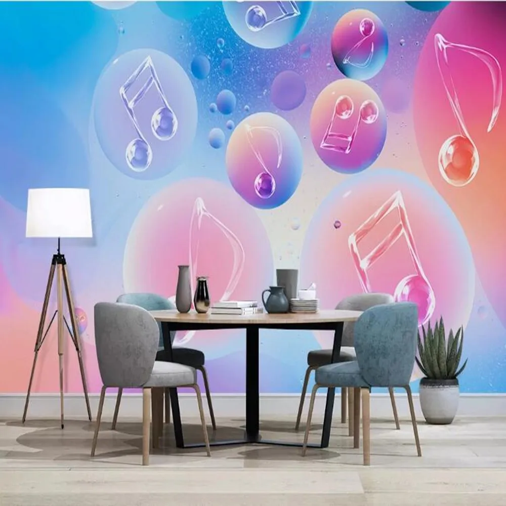 Пользовательский 3D Электронный музыкальный модный фон milofi обои роспись |