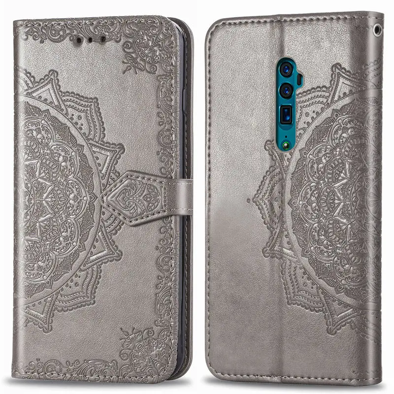 Кожаный чехол книжка для OPPO F11 Pro A9 A5 2020 A52 Reno 3 2 Z K1 A1K A7 F9 F15 Realme X2 5 6 X50 C2 роскошный