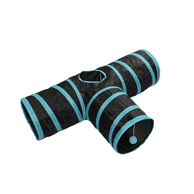Туннельные игрушки для котенок питомец 5 отверстий складной Crinkle Cat играя для тренировок в помещении и на улице игрушка «туннель» дропшиппинг