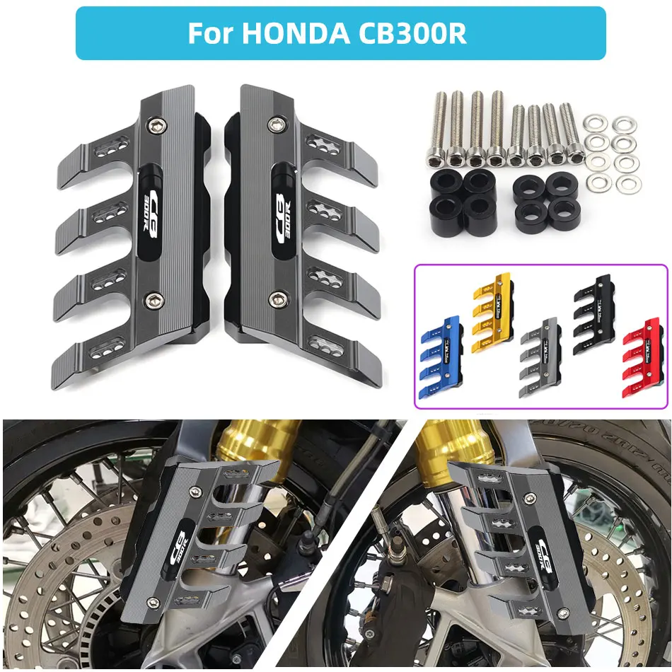 

Motorcycle Front Fender Side Protection Guard Mudguard Sliders For HONDA CB300R CB300R Accessories universal With Logo
