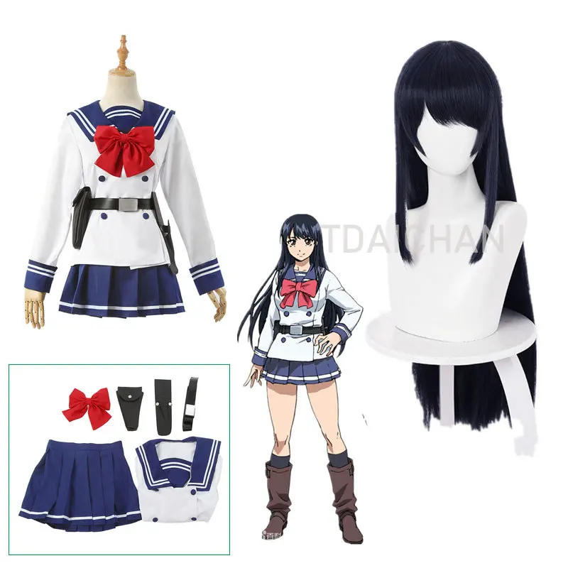 2021 AnimeTenkuu Shinpan высокой посадки вторжение Косплей Honjou Yuri JK Униформа наряды платье Хэллоуин Карнавальный костюм Сейлор Костюм