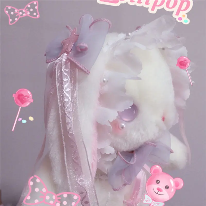 

Harajuku Girls Anime Bag for Young Women Gothic Lolita Cute Bear Backpack Kawaii School Bags Chian Japanese Medieval Accessories