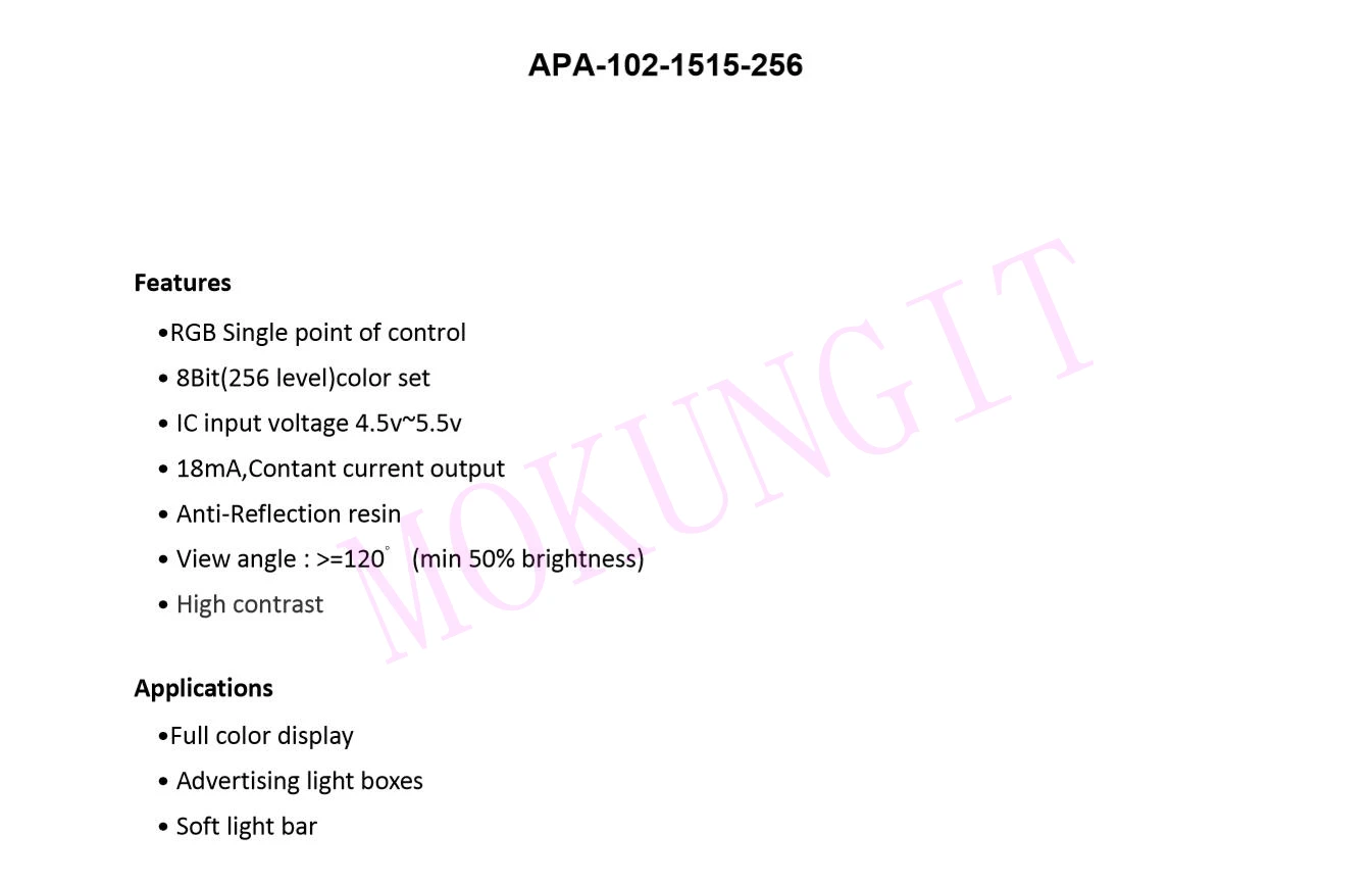 В переменного тока, 50-1000 шт. DC5V SK6805-EC15 SK6812 1515 встроенный контроллер Тип светодиодный прибор приемно-Digital rgb полный цвет светодиодный чип APA102 1515 5V