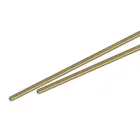 Uxcell латунная круглая трубка 1,2 мм OD 0,25 мм Толщина стен 300 мм длина трубы трубки 2 шт