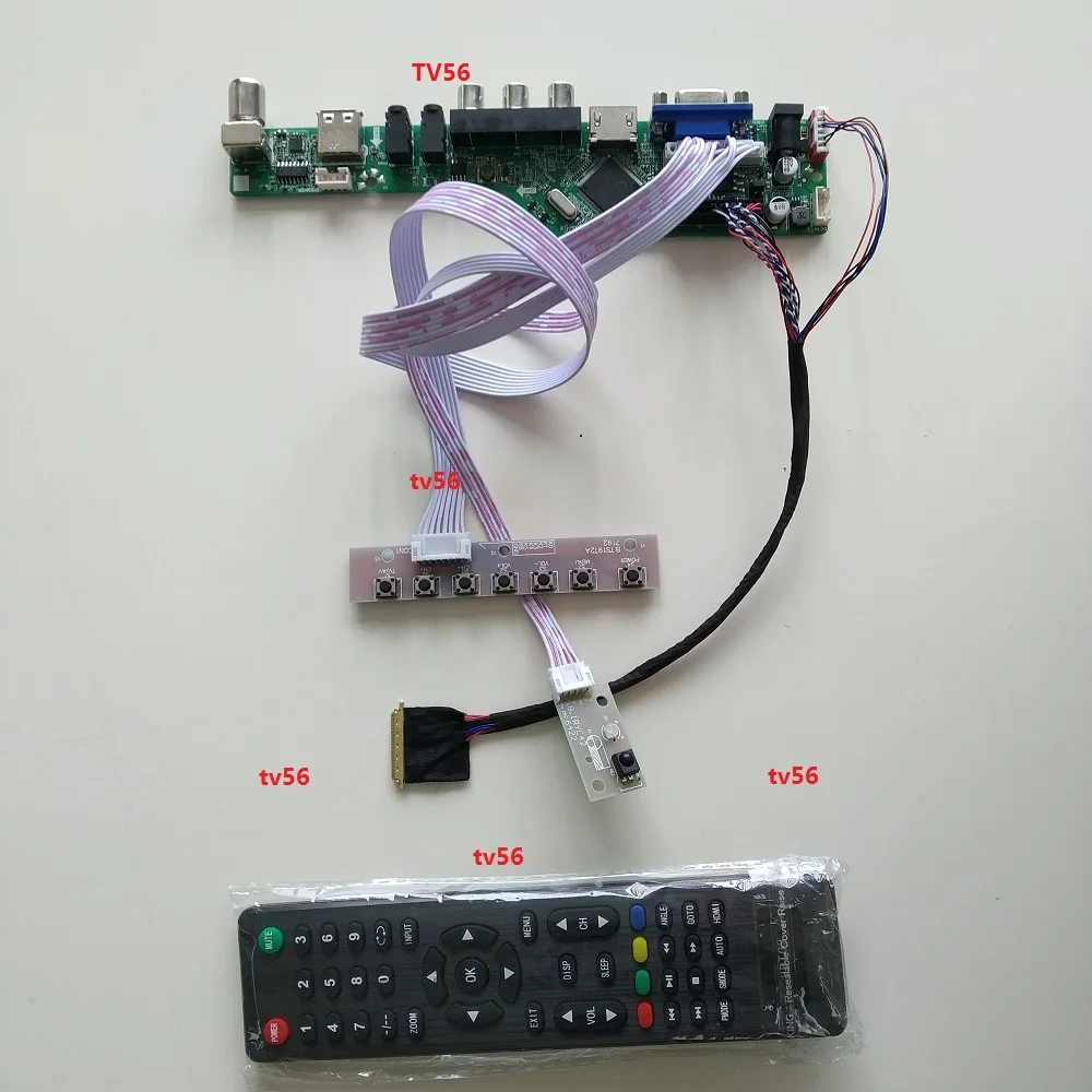

Для 15,6 "LTN156AT02 VGA светодиодный USB AUDIO TV HDMI-совместимый драйвер плата контроллера дисплей 1366*768 AV LCD панель монитора