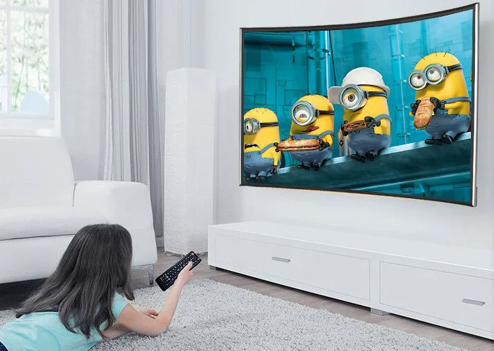 Изогнутый ЖК монитор 4K LED wifi TV 75 ''Smart Android multi langauges led TV|Телевизоры| |
