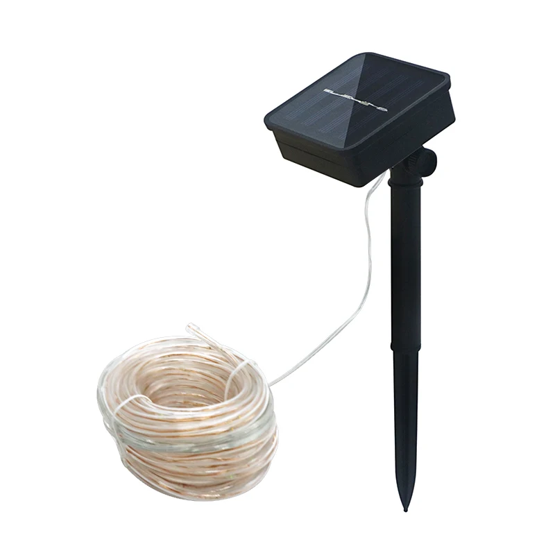 SZYOUMY Soft Tube Copper Wire Led Solar String Light Waterproof 7M 50 leds Flexible Outdoor Garden Street Decoration | Освещение