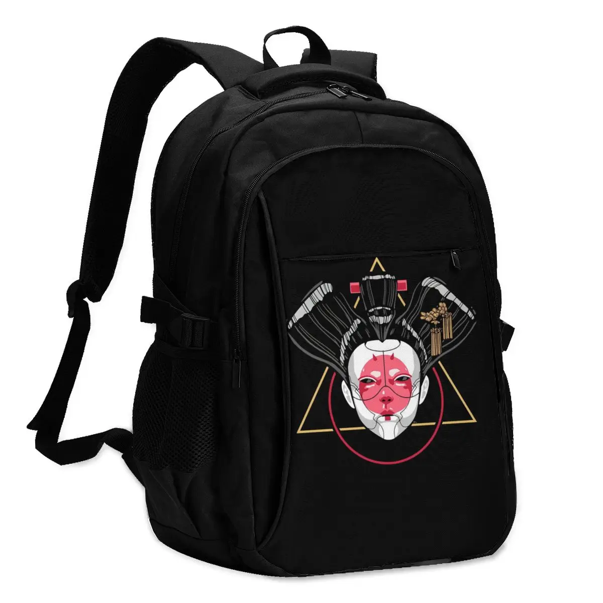 

Ghost In The Shell Backpacks Charging USB University Teen Backpack Big Unusual Bags