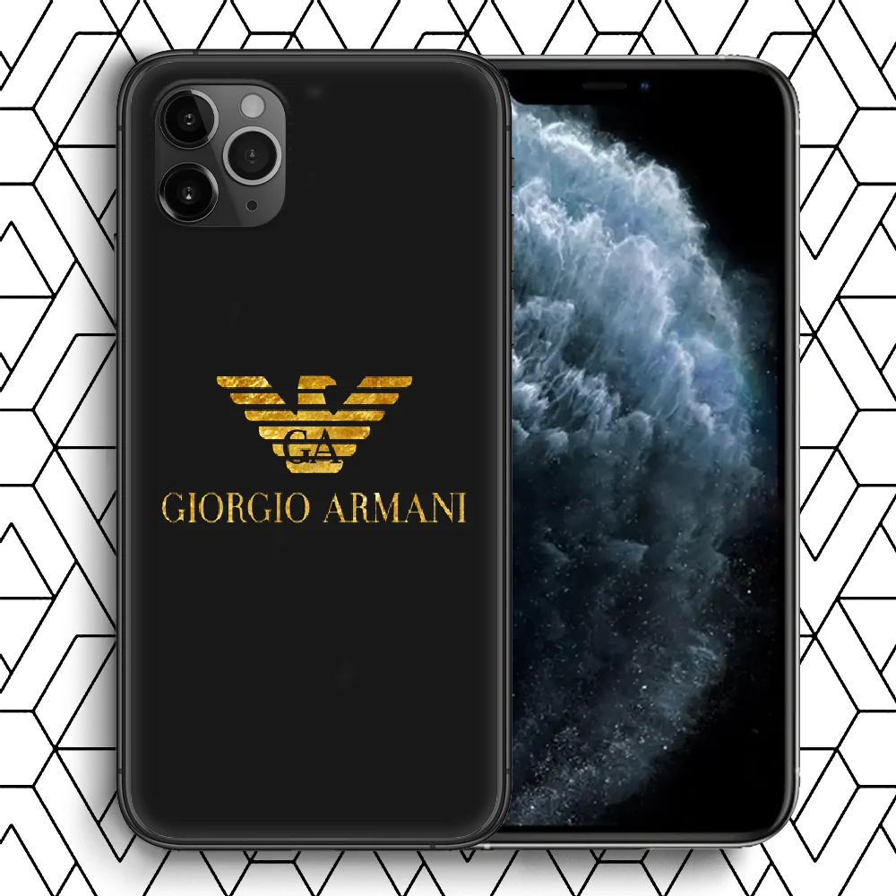 

giorgioe Italy luxury brand Phone Case For iPhone 4 4s 5 5S SE 5C 6 6S 7 8 Plus X XS XR 11 12 Mini Pro Max 2020 black Etui Soft