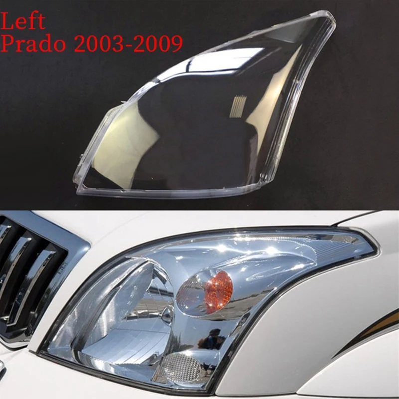 

Головной светильник головной светильник светильника автомобилей головной светильник лампа объектива Крышка чехла для Toyota Prado 2003-2009