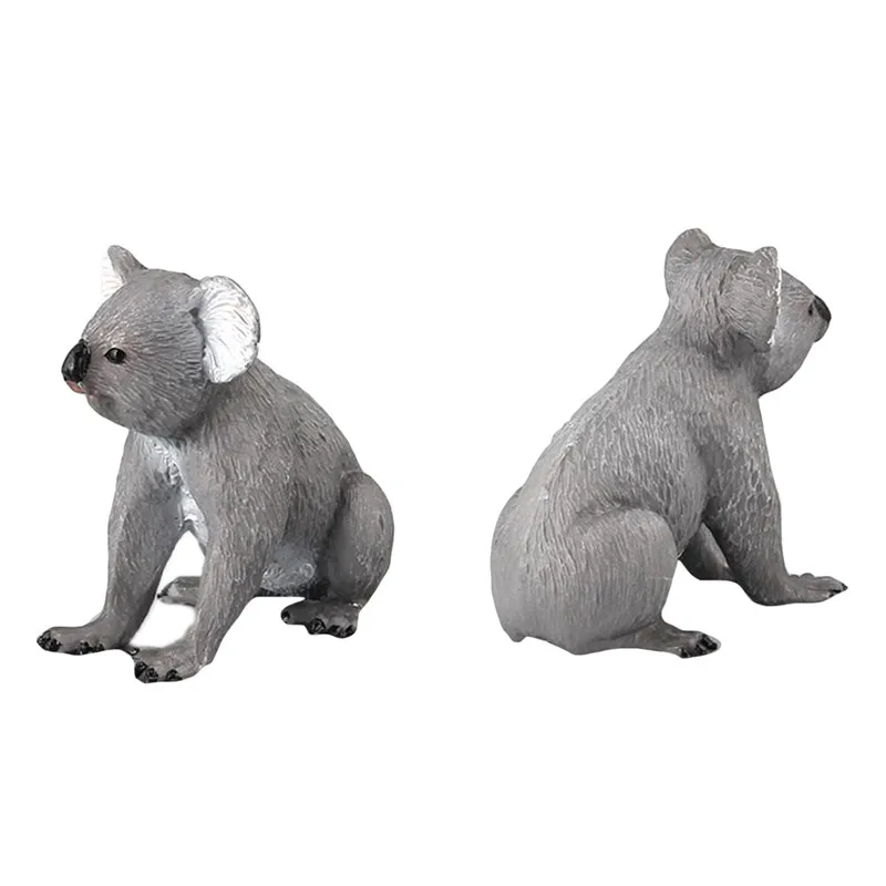 

Simulation Koala Figure Collectible Toy Home Decor Cute Koala Animal Action Figures Safety Toys Kids Wild Animal Model Toys
