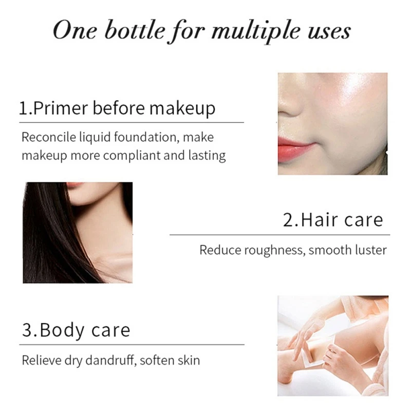 

Squalane Face Serum Facial Base Oil Moisturizing Lock Water