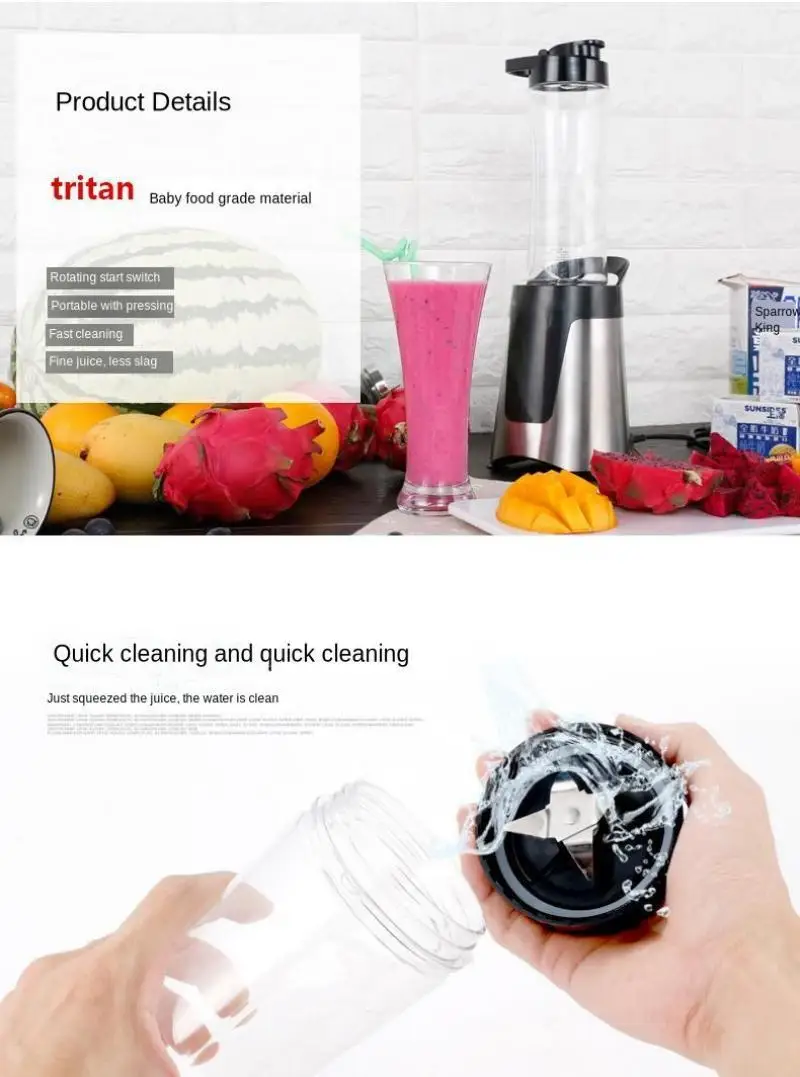 Фрукты овощи блендеры чашки приготовления пищи машина портативный