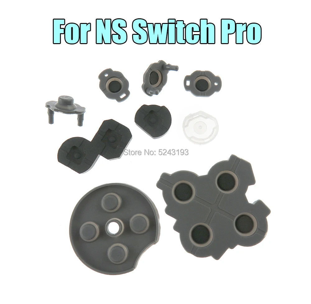 10 комплектов для ремонта кнопки переключателя NS Pro ABXY Cross Button проводящая
