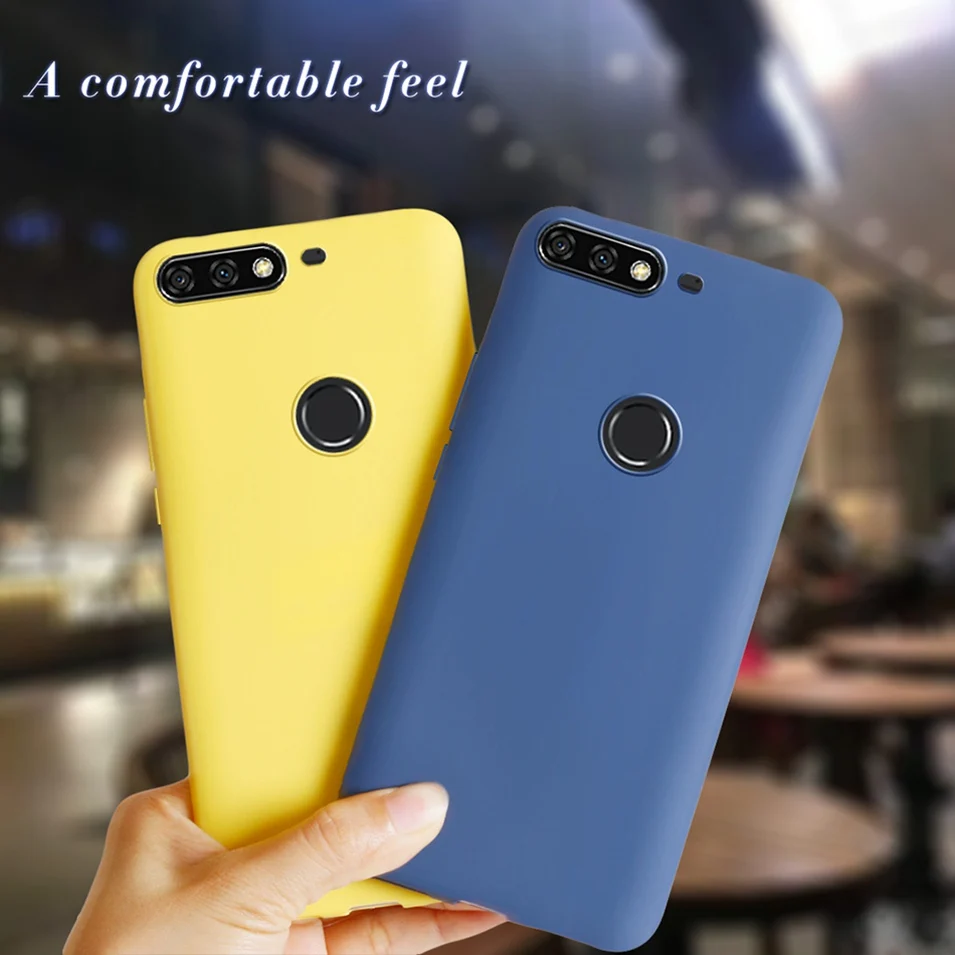 Для Huawei Honor 7X чехол Мягкая задняя крышка для телефона Mate SE BND L34 Coque Примечание