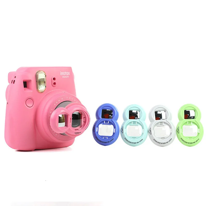 Качественное Зеркало Polaroid с автоспуском 5 цветов для камеры Fujifilm Instax Mini 7s/8/8 +/9