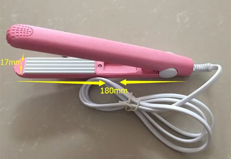 

2021 New Mini Electronic Corrugation Rectifier Ceramic Hair Straightener Chapinha Straightening Corrugated Irons Hair Crimper