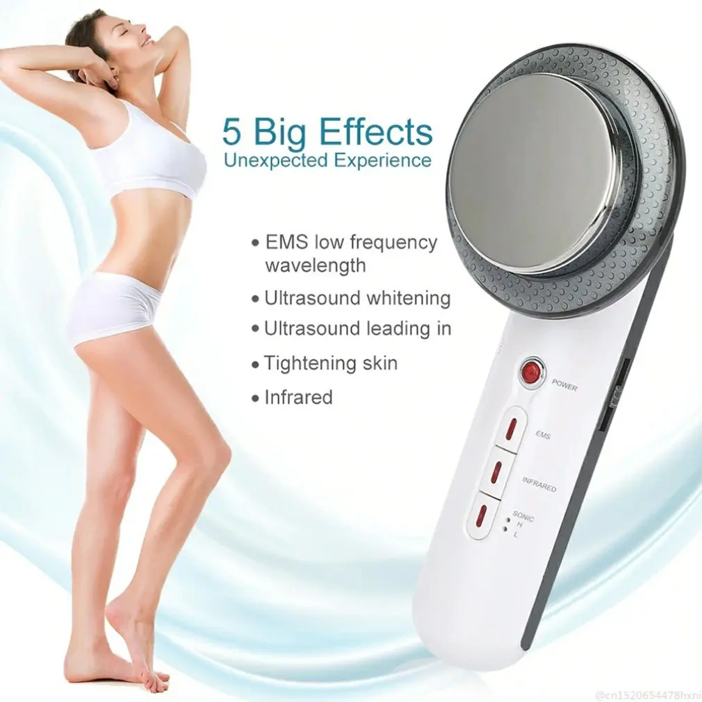 

3 in 1 ultrasound cavitation body slimming massager anti cellulite fat burning painless galvanic infrared massager