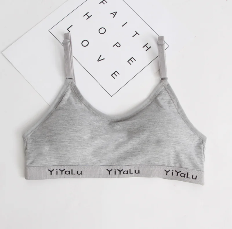 

Girls Training Bra Teenage Kids Soft Cotton Breathable Sport Underwear Clothing D7YD