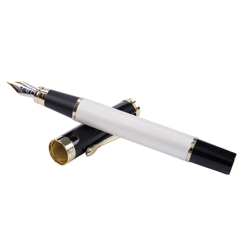 Jinhao 500 пишущая иридиевая ручка Золотой орел авторучка наконечник 0 5 мм Серебряная