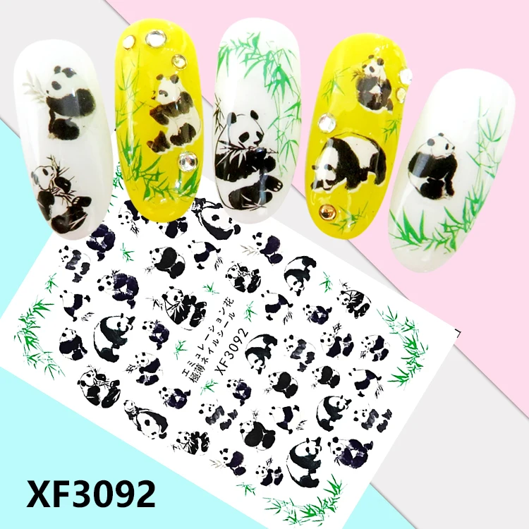 Наклейки для дизайна ногтей Самоклеящиеся украшения наклейки с кошками