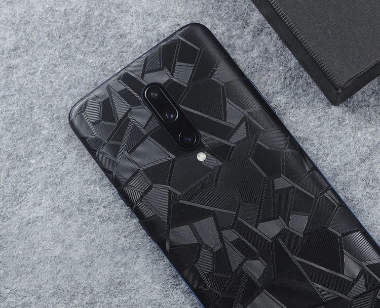 3D треугольный узор для Oneplus 7 7T 7Pro задняя пленка тонкая защита экрана защитная