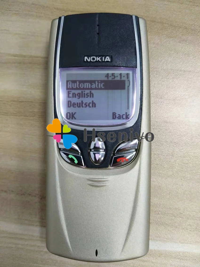 8850 разблокированный мобильный телефон Nokia 8850 GSM Одна sim-карта один год гарантии