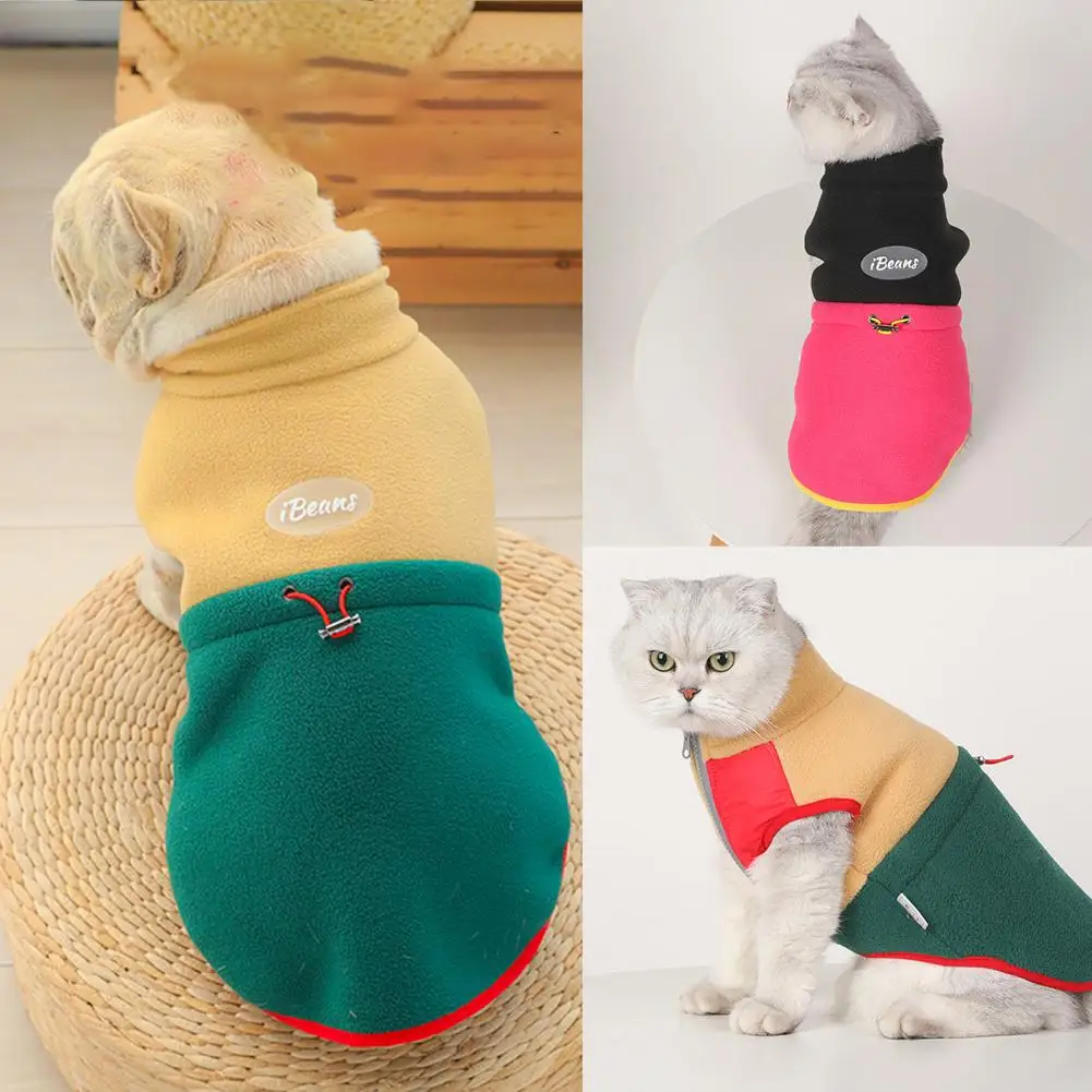 

Casual Wear Soft Puppy Warm Clothes Cat Costume Outwear Dog Winter Clothing Soft Touch for Travel
