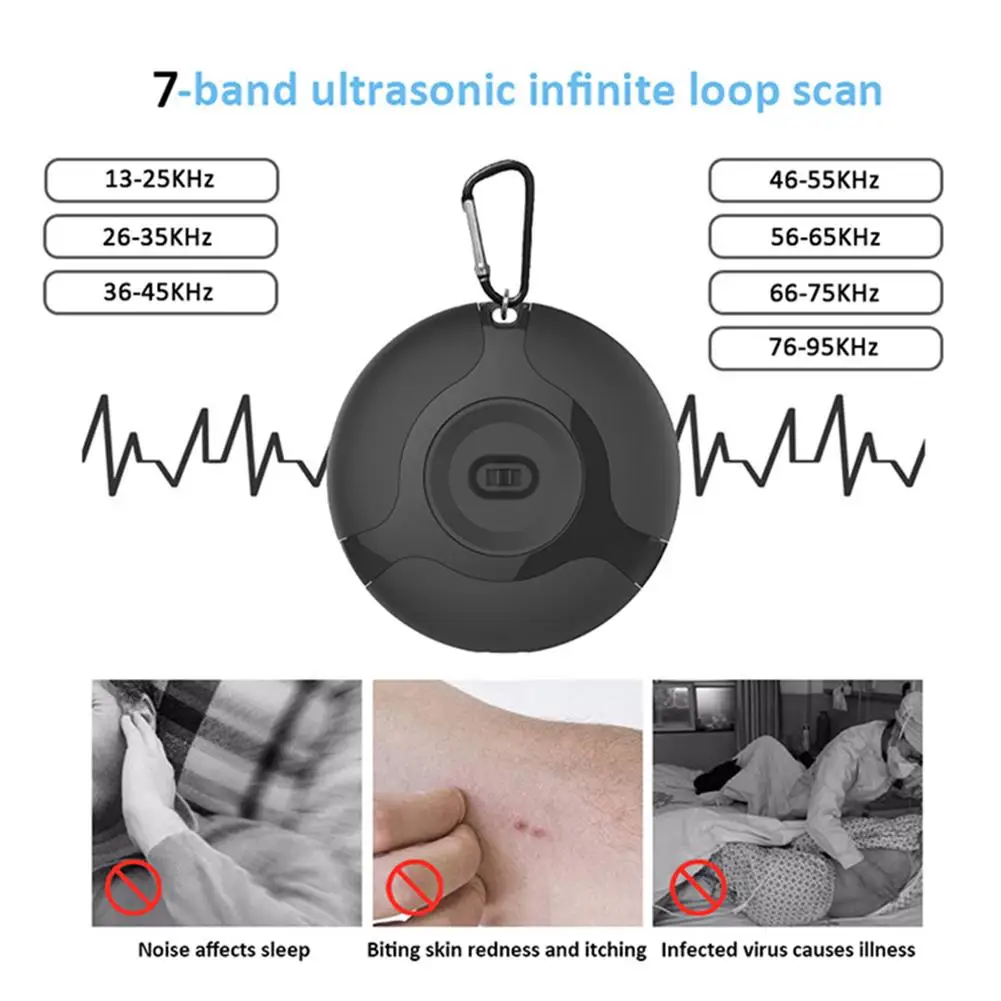 Портативный Ультразвуковой Отпугиватель вредителей электронный отпугиватель