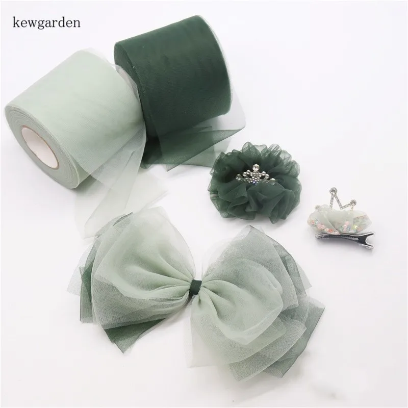 Kewgarden зеленая фотолента 75 мм 7 5 см аксессуары для волос DIY цветок оптовая продажа 50