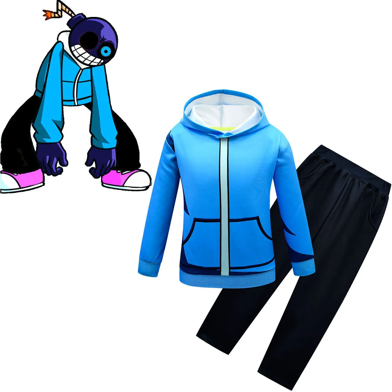 2 шт. толстовка с капюшоном и штаны для мальчиков | Тематическая одежда униформа