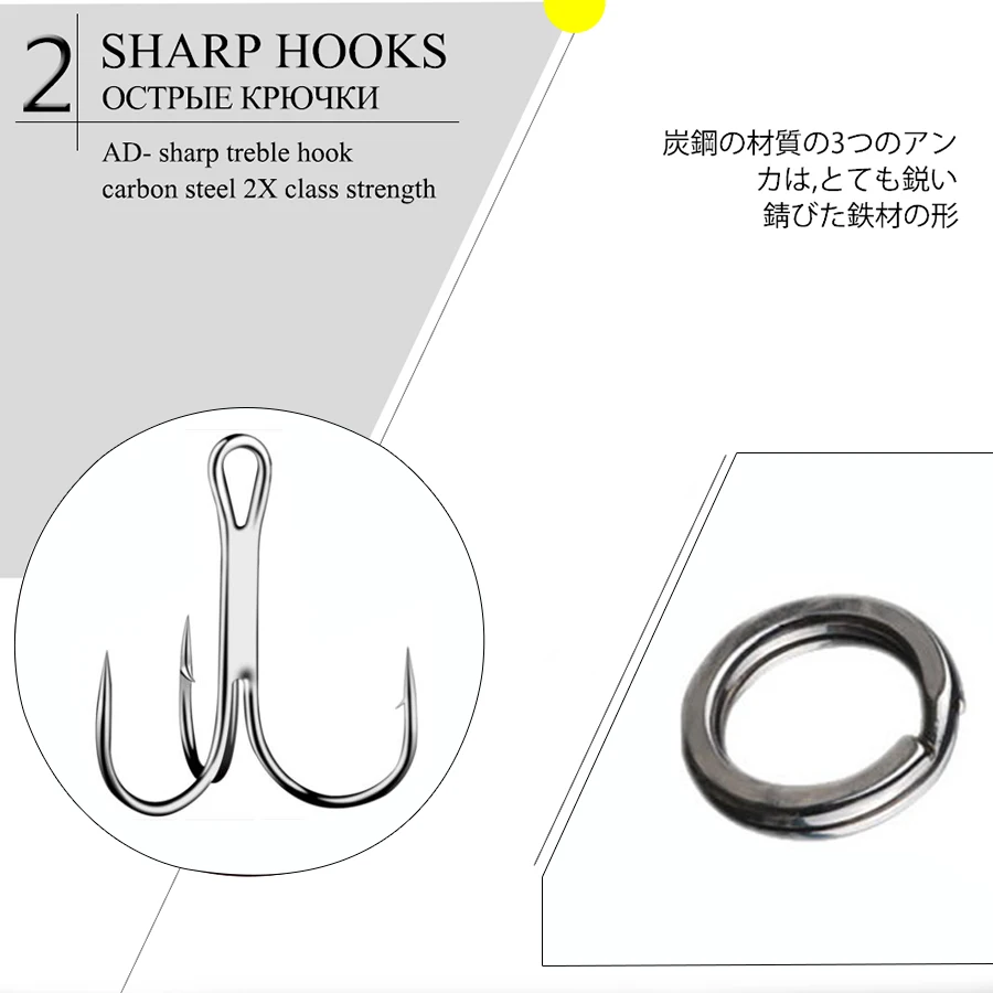 Воблеры/Джеркбейт гольян рыболовная плавающая приманка Щука