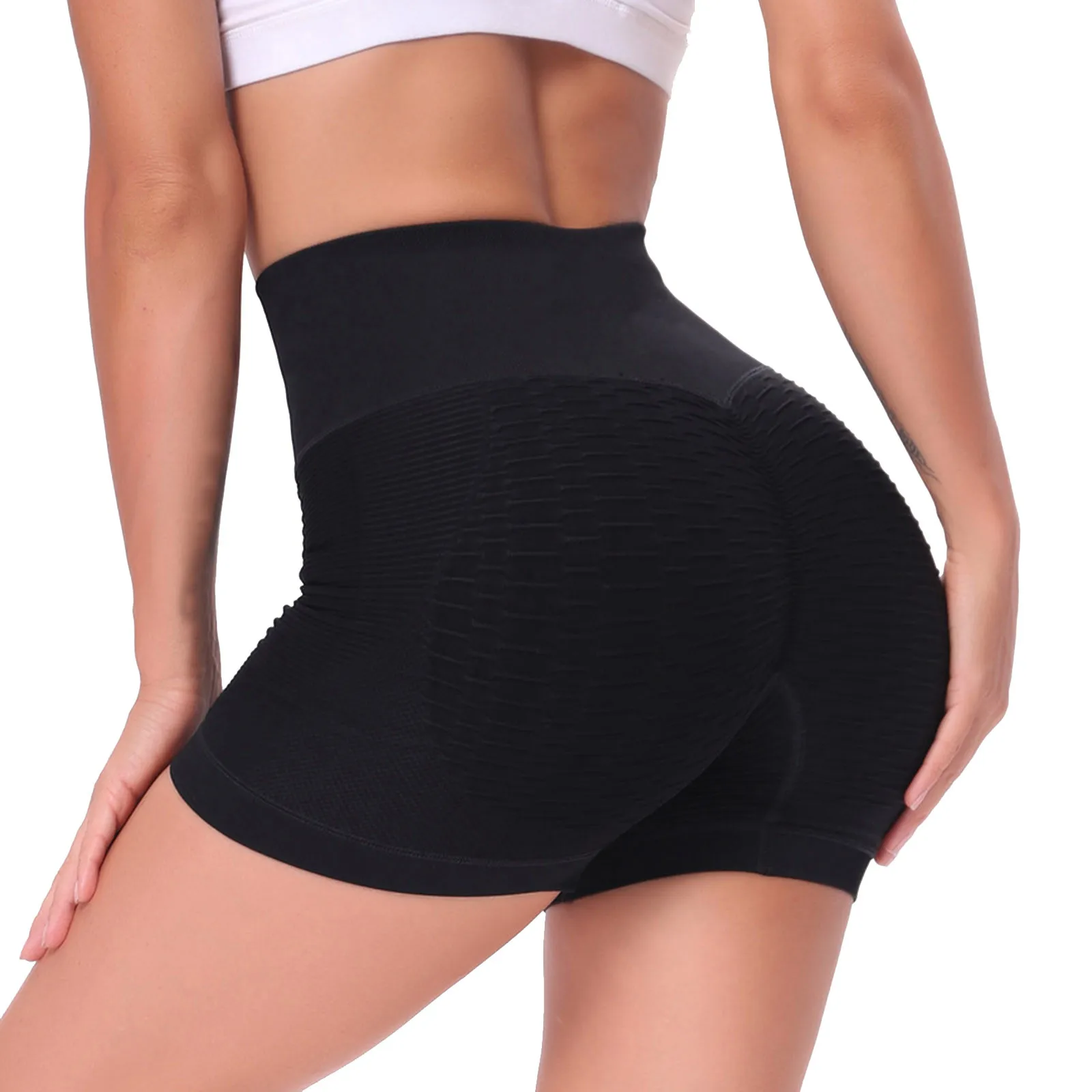 

Workout Fitness Shorts Seamless Biker Shorts Women High Waist Female Clothing Push Up Short Elasticity Breathable Yoga Pants
